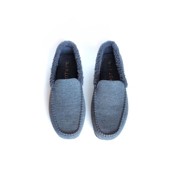 Rothy's Shoes Mens Merino The Slipper Mountain Gray Mens Size 9 - Picture 6 of 11